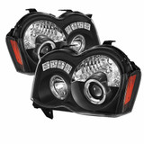 Spyder For Jeep Grand Cherokee 08-10 Projector Headlights Pair LED Halo LED Black Low | 5070166