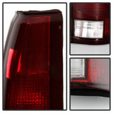 Xtune For Chevy/GMC C1500/C2500/C3500 88-01 Tail Light Pair Red Smoked | 9028786