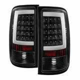 Xtune For GMC Sierra 2007-2013 LED Tail Lights Pair Black ALT-ON-GS07-G2-LED-BK | 5081551