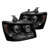 Spyder For Chevy Suburban 1500/2500 2007-2014 Projector Headlights Pair Black Smoke | 5078346