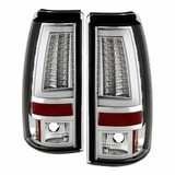 Spyder For Chevy Silverado 1500/2500 2003-2006 Tail Lights Pair Version 2 LED Chrome | 5081902