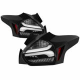 Spyder For Ford Focus Hatchback 2015-2017 Tail Lights Pair | LED w/Indicator/Reverse | 5085719