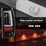 Spyder For Chevy Silverado 1500/2500 2003-2007 Tail Lights Pair | LED | All Black | 5085849