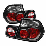 Spyder For BMW E46 3-Series 1999-2001 4Dr Euro Style Tail Lights Pair | Black | 5000712