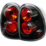 Spyder For Dodge Caravan/Grand Caravan 1996-2000 Euro Style Tail Lights Pair | Black | 5002235