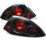 Spyder For Mitsubishi Eclipse 2000-2011 Euro Style Tail Lights Pair | Black | 5006288