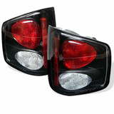 Spyder For Chevy S10 1994-2004 Euro Tail Lights Pair | Black | 5001887