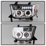 Spyder For Toyota Sequoia 2008-2013 Projector Headlights Pair LED Halo LED Chrome | 5012036