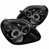 Spyder For Mercedes-Benz SLK230 98-04 Pair Projector Halogen Model LED Halo Black | 5011190