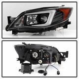 Spyder For Subaru WRX 2008 2009 Projector Headlights Pair - HID Model Only - Black | 5083937