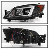 Spyder For Subaru WRX 08-09 Projector Headlights Pair - Halogen Model Only - Black | 5083944