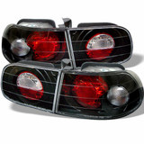 Spyder For Honda Civic 1992-1995 Euro Style Tail Lights Pair Black ALT-YD-HC92-3D-BK | 5004680