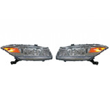 For Honda Accord Coupe 2008-2010 Headlight Assembly Unit  Pair Driver and Passenger Side (CLX-M1-316-1153P-US1)