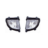 CarLights360: For Kia Sportage Fog Light 2006 2007 2008 Pair Driver and Passenger Side KI2592113 + KI2593113 (PLX-M1-322-2009L-AQD-CL360A1)