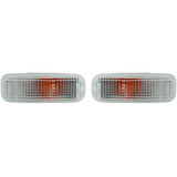 CarLights360: For Mercedes-Benz ML55 AMG Side Marker Light 2000 2001 Driver and Passenger Side | Pair | w/ Bulbs | DOT Certified | For MB2570101 | MB2570101