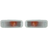 CarLights360: For Mercedes-Benz ML55 AMG Side Marker Light 2000 2001 Driver and Passenger Side | Pair | w/ Bulbs | DOT Certified | For MB2570101 | MB2570101