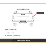 CarLights360: For Kia Sorento Tail Light Assembly 2014 2015 Passenger Side Halogen Type DOT Certified For KI2805111 (CLX-M0-11-6613-00-1-CL360A1)