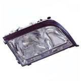 For Mercedes-Benz S-Class 1995 96 97 98 1999 Headlight Assembly Only w/o Parking Signal Light Passenger Side Replaces N/A (CLX-M1-339-1112R-AS)