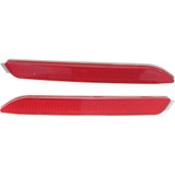For Toyota Venza Reflector 2009-2016 Pair Driver and Passenger Side DOT Certified For LX2830100 (PLX-M1-311-2902L-UF-CL360A5)