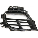 For Porsche Panamera Fog Light Cover 2013 Passenger Side | Textured Black | Retaining Frame | DOT / SAE Compliance | PO1039103 | 970505985011 (CLX-M0-USA-REPP108003-CL360A70)