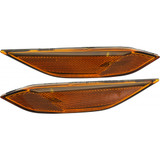 For Porsche Cayenne Front Signal Marker Light Unit 2011 2012 2013 2014 Pair Driver and Passenger Side CAPA For PO2554102 | 958 631 071 00 (PLX-M0-348-1408L-UC-CL360A55)