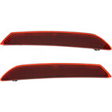 For BMW 530i / 540i Rear Bumper Reflector 2017 2018 | w/ M Package (CLX-M0-USA-RB73490012-CL360A70-PARENT1)