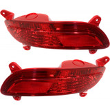 For Kia Rio Rear Bumper Reflector 2012 13 14 2015 | Hatchback | CAPA (CLX-M0-USA-REPK734912Q-CL360A70-PARENT1)