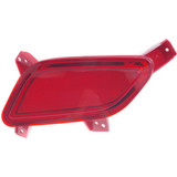 For Hyundai Veloster Rear Bumper Reflector 2012 13 14 15 16 2017 | w/o Turbo (CLX-M0-USA-RH73490004-CL360A70-PARENT1)
