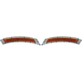 For BMW M5 Front Bumper Reflector 2006 07 08 09 2010 | Sedan / Wagon | w/o M Package | w/ or w/o Sport Package | CAPA (CLX-M0-USA-RB11090004Q-CL360A70-PARENT1)