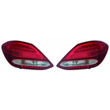 CarLights360: For 2015 16 17 2018 Mercedes-Benz C63 AMG Tail Light Assembly w/ Bulbs - (DOT Certified) (CLX-M1-439-19A3L-AF-CL360A3-PARENT1)