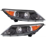 CarLights360: For 2011 2012 Kia Sportage Headlight Assembly w/ Bulbs Black Housing CAPA Certified (CLX-M1-322-1133L-AC2-CL360A1-PARENT1)