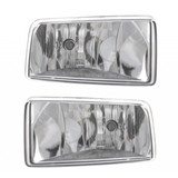 CarLights360: For 2007 2008 2009 Chevy Silverado 3500 HD Fog Light Assembly w/Bulbs DOT Certified (CLX-M1-334-2028L-AF-CL360A6-PARENT1)