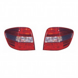 CarLights360: For 2006 2007 Mercedes-Benz ML500 Tail Light Assembly w/ Bulbs (Black Housing) (CLX-M1-439-1946L-AQ2-CL360A3-PARENT1)