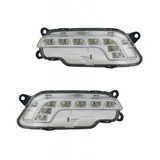 CarLights360: For 2011 2012 2013 Mercedes-Benz E350 Front Signal/Corner Light Assembly w/ Bulbs (CLX-M1-439-1611L-AQ-CL360A2-PARENT1)