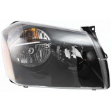 CarLights360: For 2005 2006 2007 DODGE MAGNUM Headlight Assembly w/ Bulbs Black Housing-DOT Certified (CLX-M1-333-1111L-AF2-CL360A1-PARENT1)