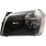 CarLights360: For 2005 2006 2007 DODGE MAGNUM Headlight Assembly w/ Bulbs Black Housing-DOT Certified (CLX-M1-333-1111L-AF2-CL360A1-PARENT1)