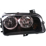 CarLights360: For 2006 2007 Dodge Charger Headlight Assembly w/Bulbs Black Housing DOT Certified (CLX-M1-333-1116L-AF2-CL360A1-PARENT1)
