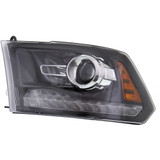 CarLights360: For 2013 2014 Ram 1500 Headlight Assembly w/Bulbs Black Housing (CLX-M1-333-1137L-AS2-CL360A1-PARENT1)