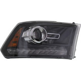 CarLights360: For 2013 2014 Ram 1500 Headlight Assembly w/Bulbs Black Housing (CLX-M1-333-1137L-AS2-CL360A1-PARENT1)