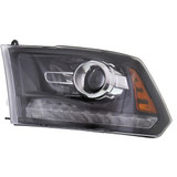 CarLights360: For 2013 2014 Ram 1500 Headlight Assembly w/Bulbs Black Housing (CLX-M1-333-1137L-AS2-CL360A1-PARENT1)