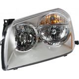 CarLights360: For 2005 2006 2007 DODGE MAGNUM Headlight Assembly Chrome w/ Bulbs CAPA Certified (CLX-M1-333-1111L-AC1-CL360A1-PARENT1)