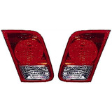 CarLights360: For 2003 2004 2005 Honda Civic Tail Light Inner w/Bulbs DOT Certified (CLX-M1-316-1321L-AF-CL360A1-PARENT1)