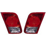 CarLights360: For 2003 2004 2005 Honda Civic Tail Light Inner w/Bulbs DOT Certified (CLX-M1-316-1321L-AF-CL360A1-PARENT1)
