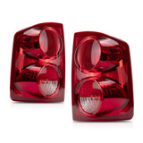 CarLights360: For 2011 Ram Dakota Tail Light Assembly w/Bulbs DOT Certified (CLX-M1-333-1912L-AF-CL360A2-PARENT1)