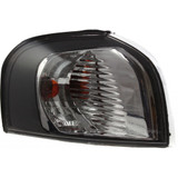 CarLights360: For 2000 2001 2002 2003 Volvo S80|Corner Signal Light w/ Bulbs Black Housing - Replacement for VO2520108 (CLX-M1-772-1514L-AS2-CL360A1-PARENT1)