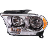 CarLights360: For 2011 2012 2013 Dodge Durango Headlight Assembly Chrome w/Bulbs CAPA Certified (CLX-M1-333-1132L-AC1-CL360A1-PARENT1)