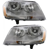 CarLights360: For 2008-2014 Dodge Avenger Headlight Assembly w/Bulbs DOT Certified (CLX-M1-333-1124L-AF1-CL360A1-PARENT1)