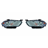 CarLights360: For 2013 2014 2015 Dodge Dart Headlight Assembly Chrome w/Bulbs CAPA Certified (CLX-M1-333-1136L-AC1-CL360A1-PARENT1)