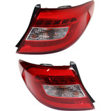 CarLights360: For 2015 2016 2017 Hyundai Sonata|Tail Light Assembly w/Bulbs DOT Certified (CLX-M1-320-1965L-AF-CL360A1-PARENT1)