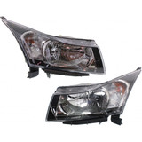 CarLights360: For 2016 Chevy Cruze Limited Headlight Assembly w/Bulbs Black Housing DOT Certified (CLX-M1-334-1162L-AFN2-CL360A2-PARENT1)